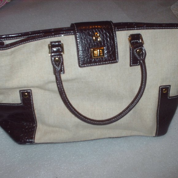 Etienne Aigner Bags Etienne Aigner Brown Alligator Print Purse